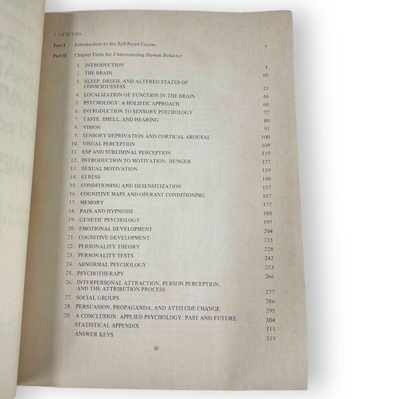 Understanding Human Behavior : Unit Mastery Workbook (3rd Edition, 1980) GOOD - Picture 10 of 16